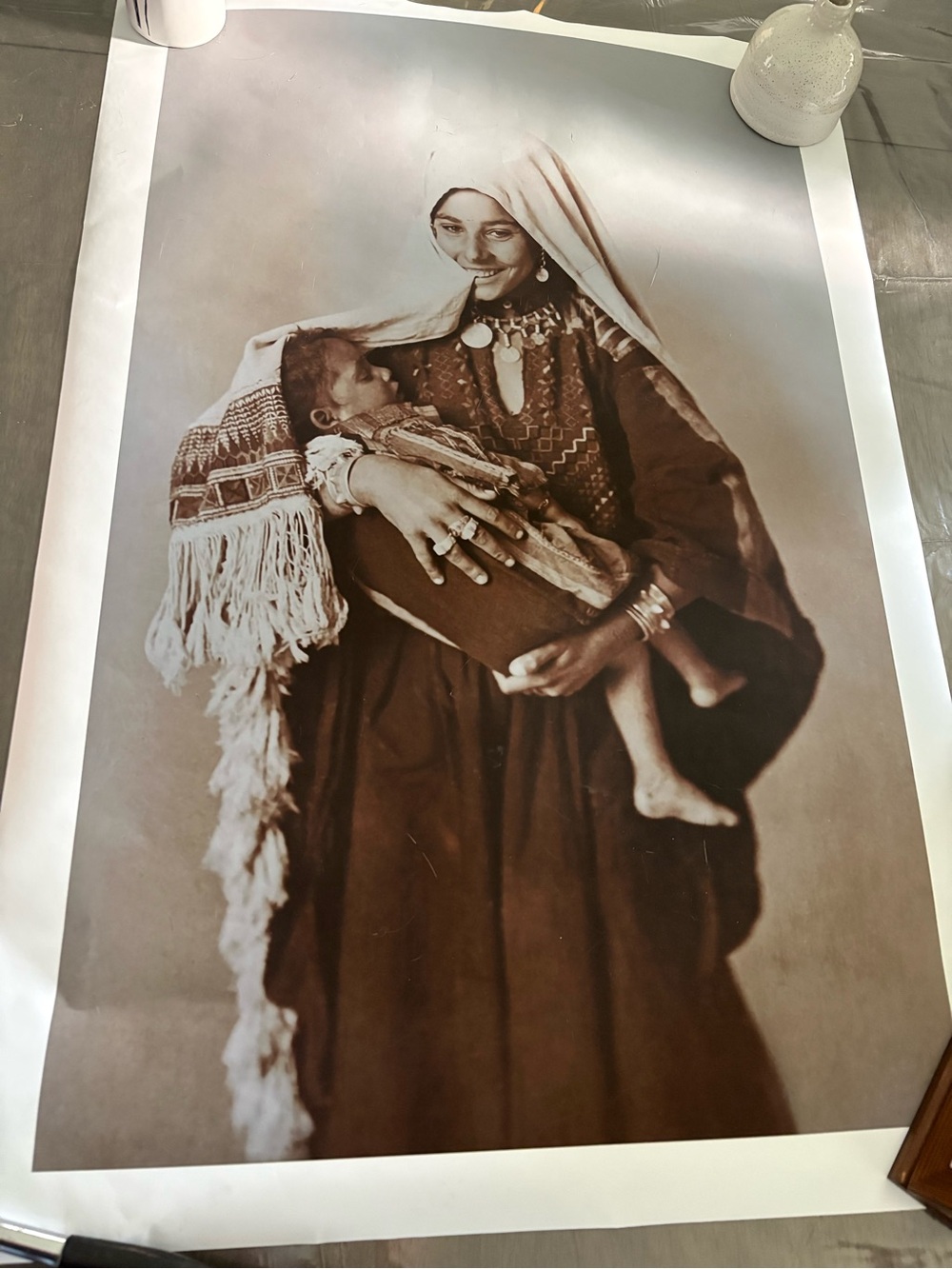 Vintage Mediterranean/Arab Woman Print